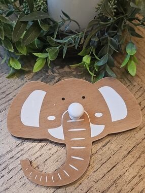 Brown and Tan Elephant Wall Hook Hobby Lobby